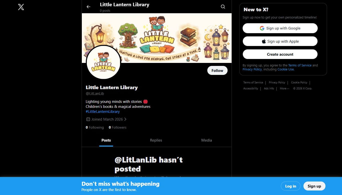 Little Lantern Library - X/Twitter
